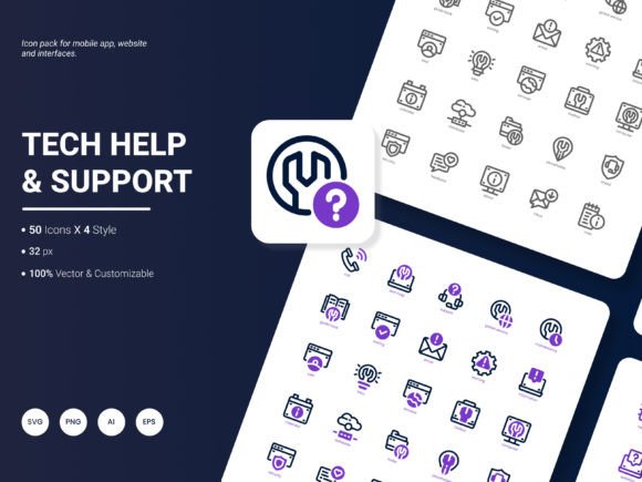 A Designer's Honest Take on the Tech Help and Support Icon Pack
