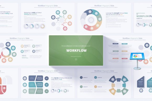 Simplify Complex Processes with a Professional Business Workflow Keynote Template