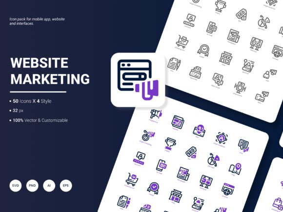 Website Marketing Icon Pack